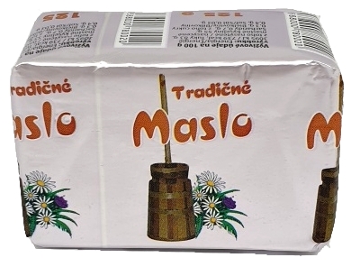 Čerstvé tradičné MASLO 83% 125g (Orava Milk)